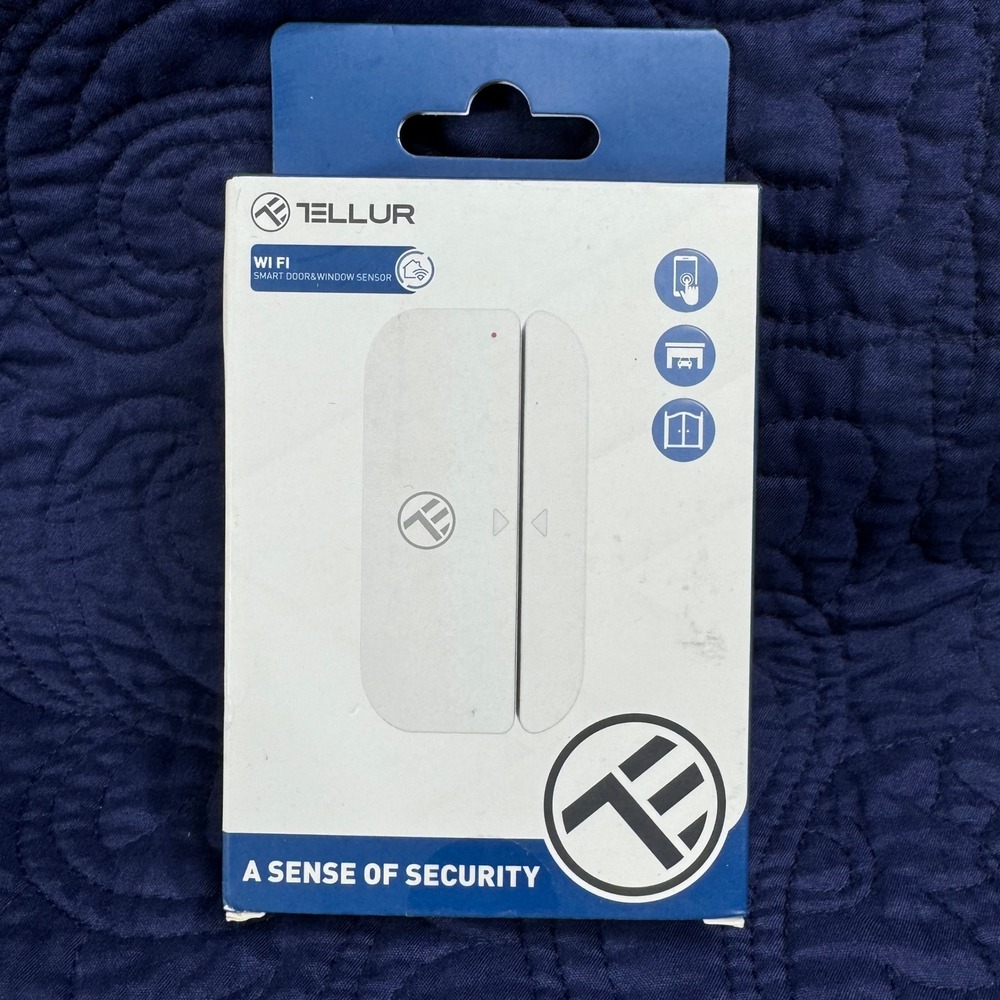 TELLUR Wi Fi Smart Door Window Sensor A‎ Sense Of Security White New
